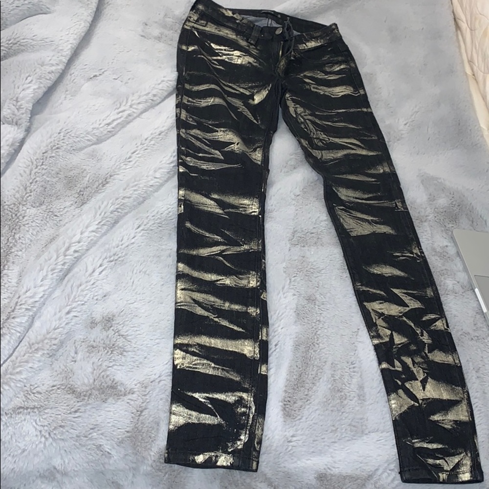 Metallic Jeans